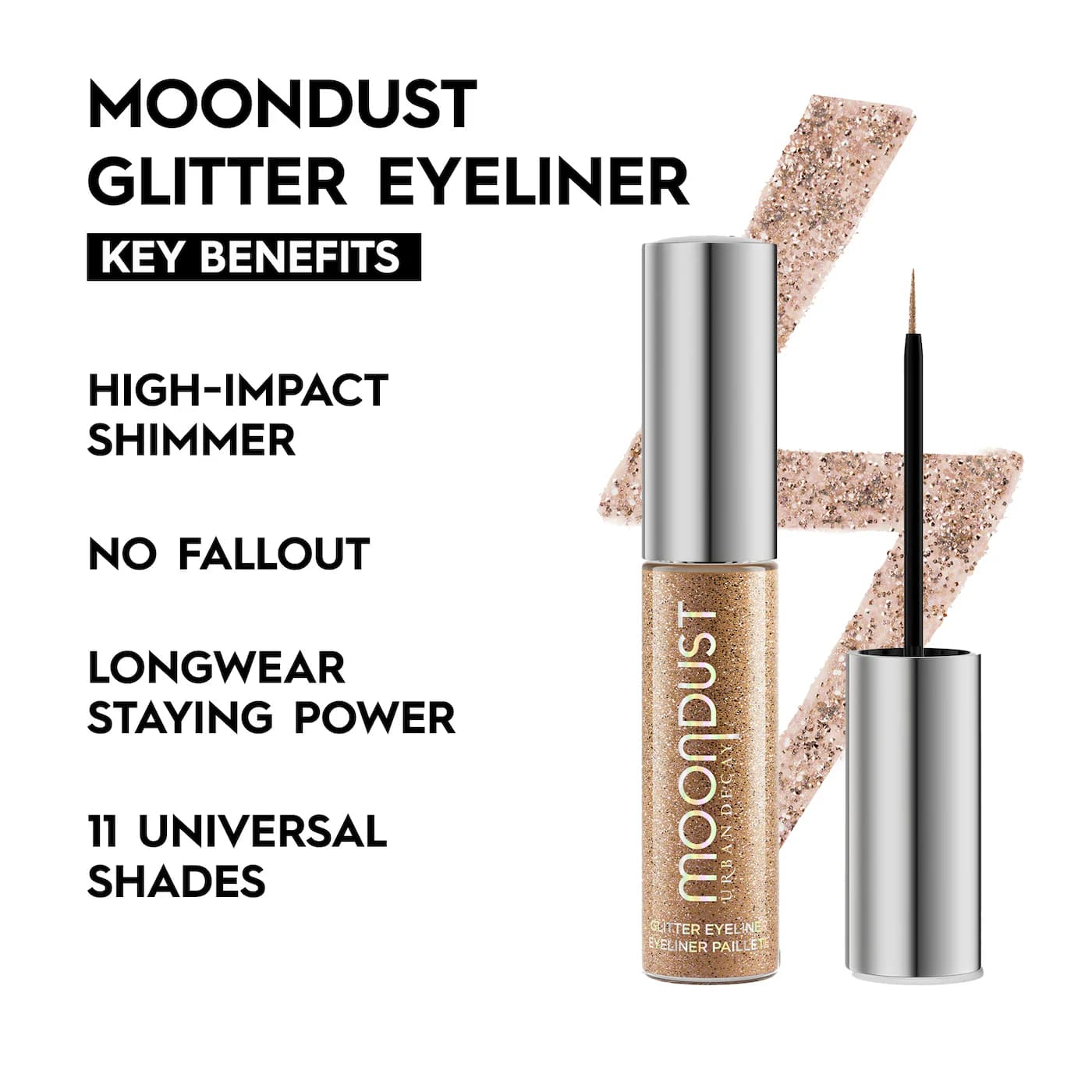 Urban Decay  Moondust Liquid Glitter Eyeliner 4