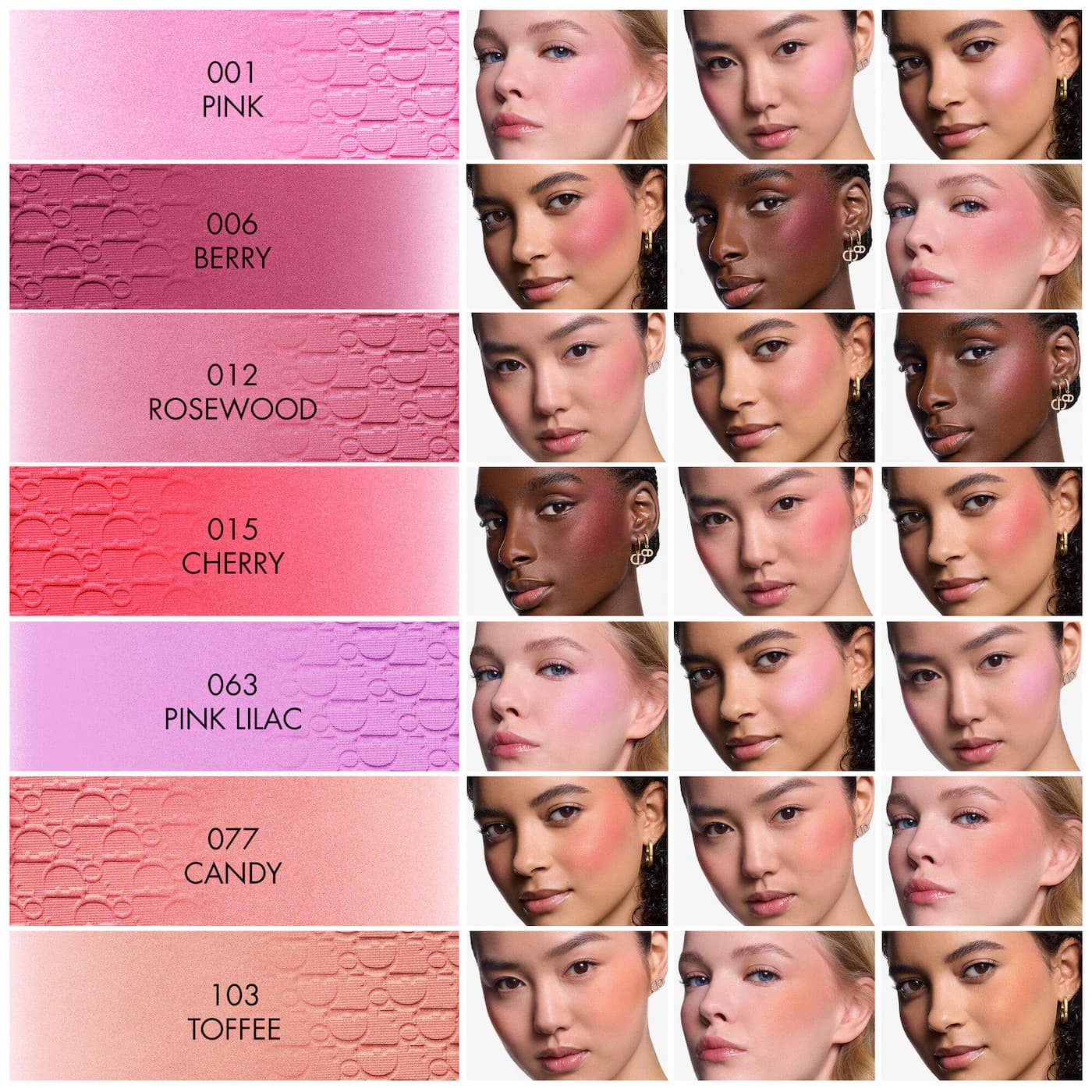 DIOR  Rosy Glow Powder Blush 4