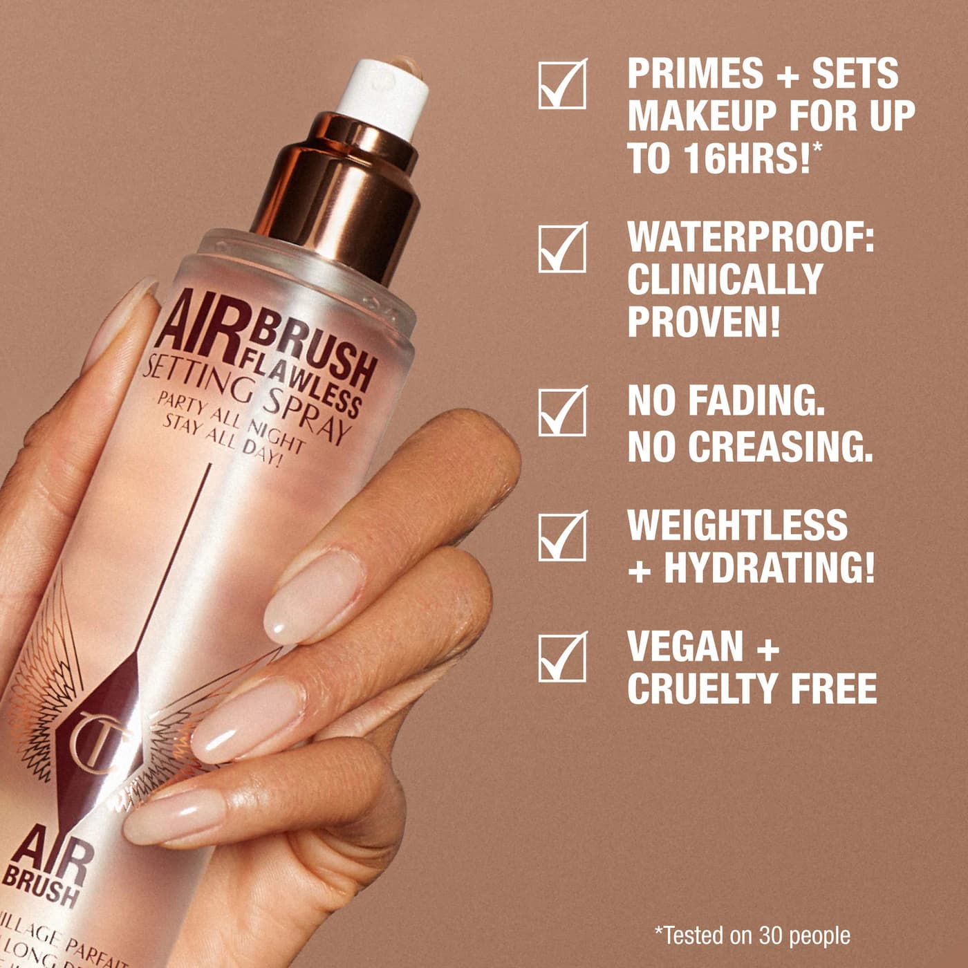 Charlotte Tilbury  Airbrush Flawless Hydrating & Waterproof Setting Spray 5