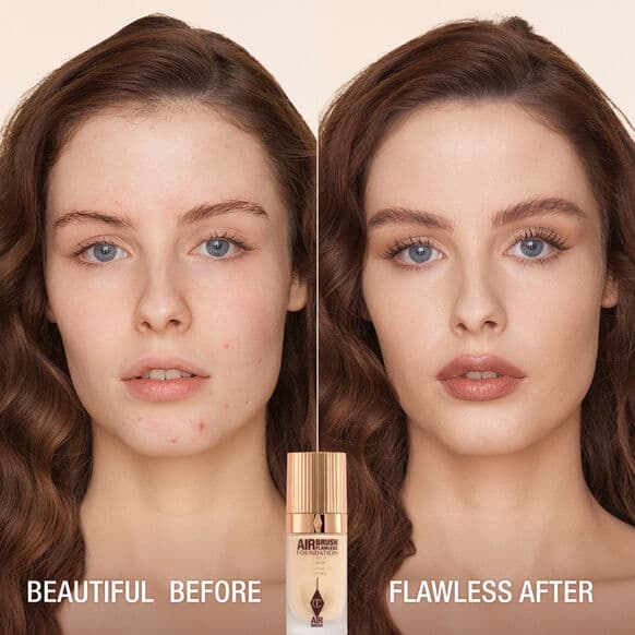 Charlotte Tilbury  Airbrush Flawless Blurring & Matte Full Coverage Foundation 10