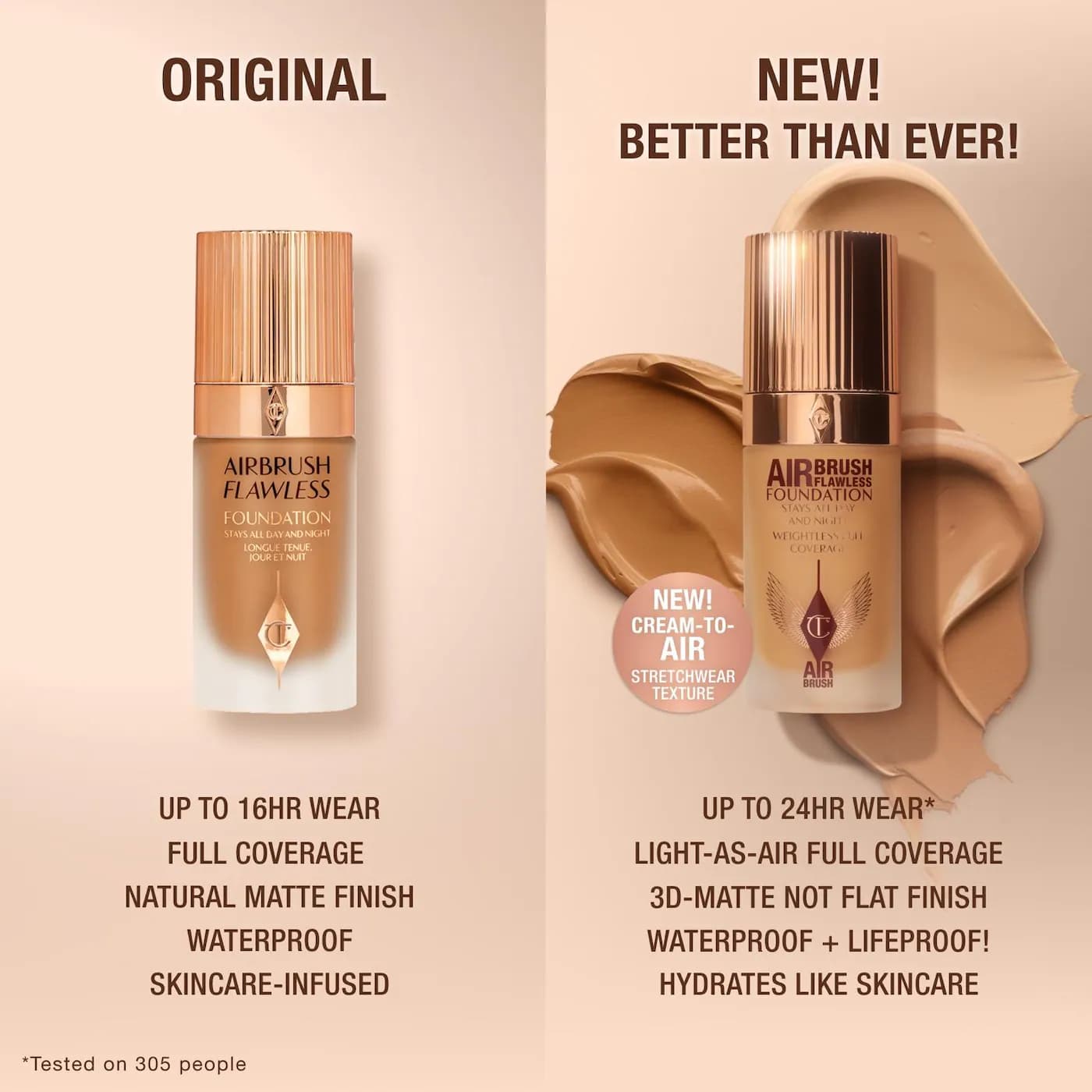 Charlotte Tilbury  Airbrush Flawless Blurring & Matte Full Coverage Foundation 8