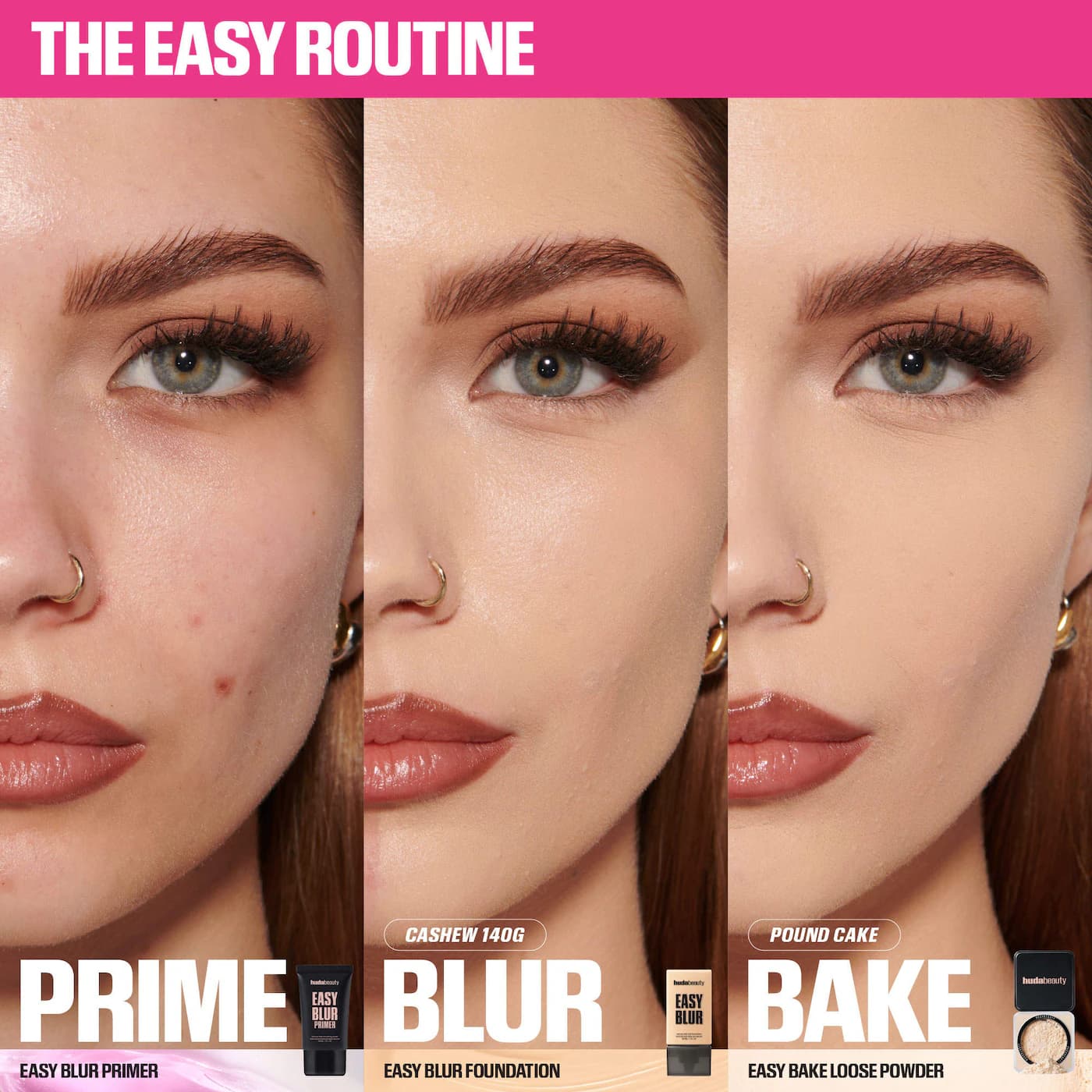HUDA BEAUTY - Easy Blur Natural Airbrush Foundation with Niacinamide 7