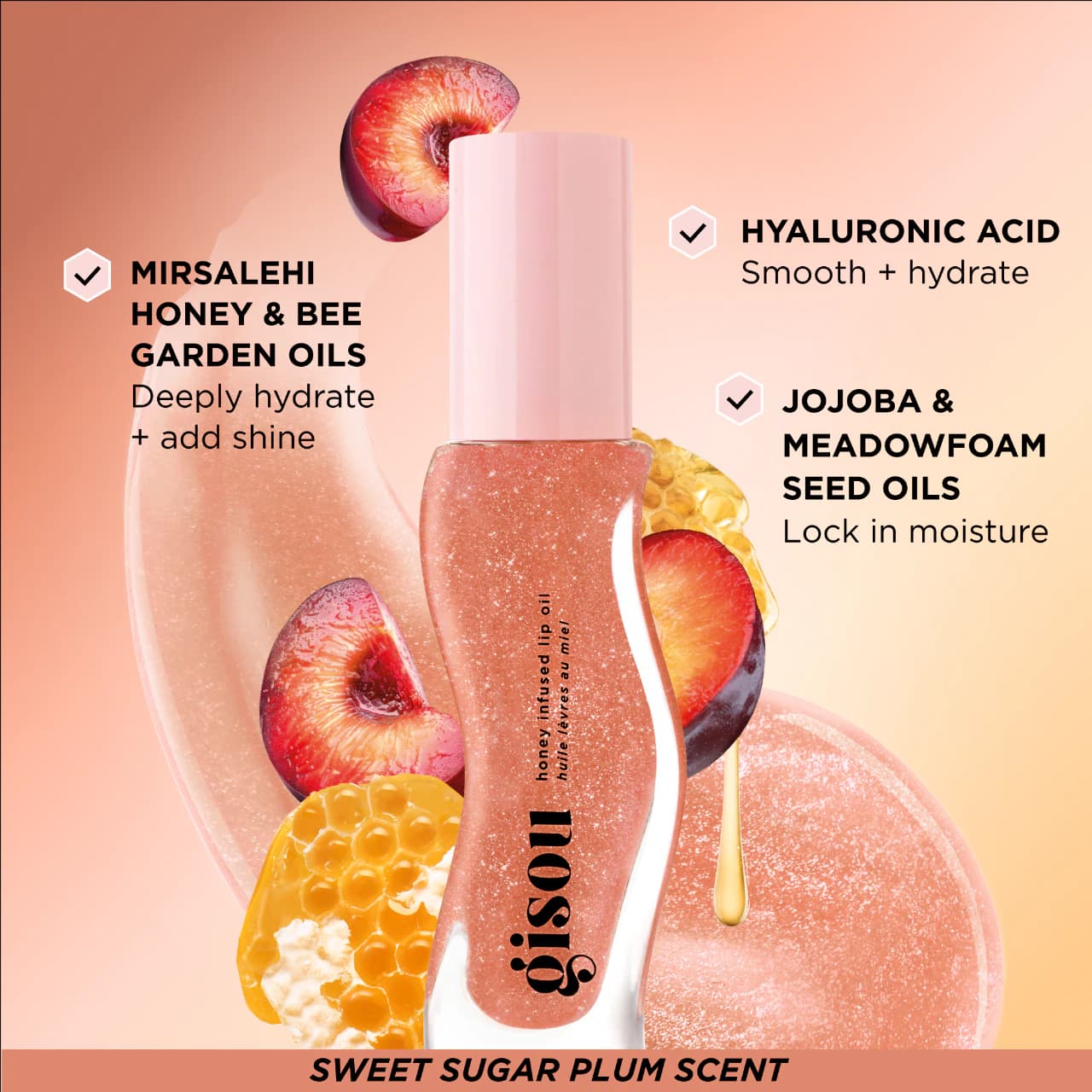 Gisou  Honey Infused Hydrating Lip Oil 3