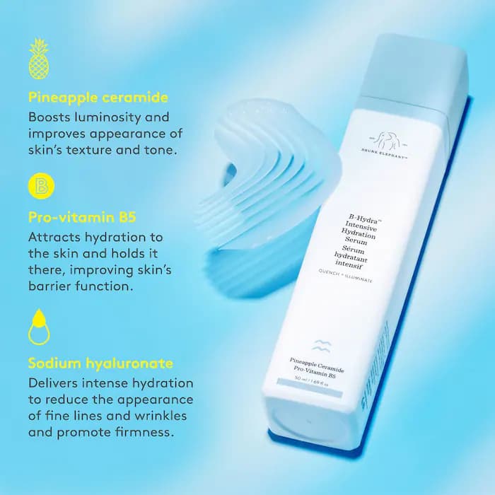 Drunk Elephant  B-Hydra™ Intensive Hydration Serum with Hyaluronic Acid 4