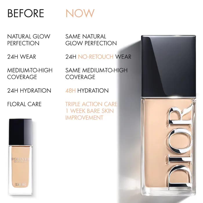 DIOR Forever Skin Glow Liquid Foundation 24HR Wear 5