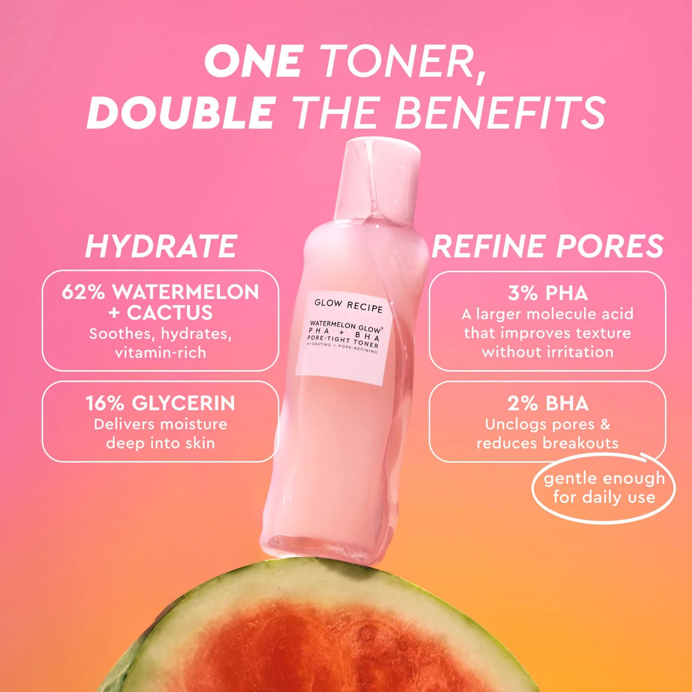 Glow Recipe  Watermelon Glow PHA + BHA Pore-Tight Toner 4