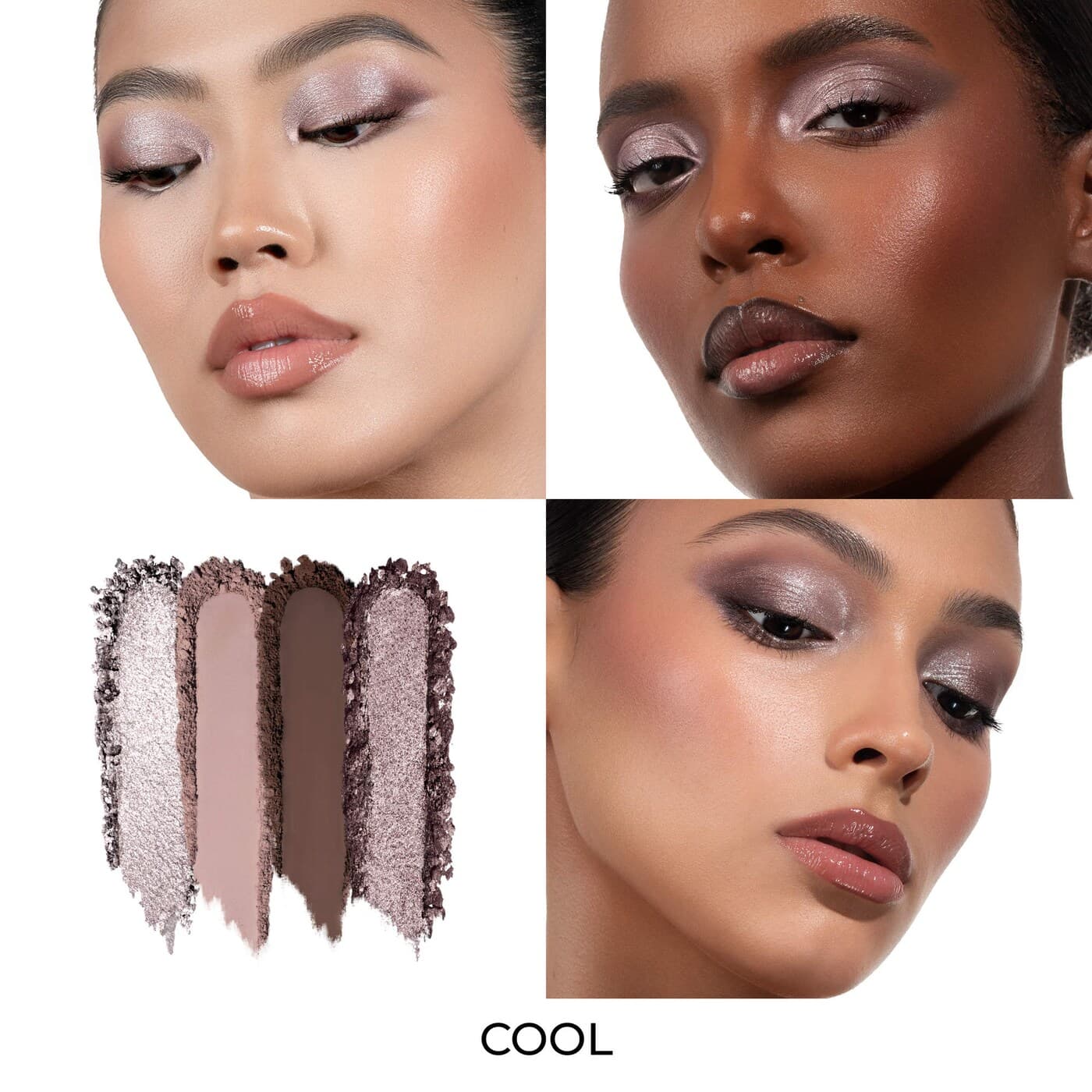 NATASHA DENONA  Luxe Glam Compact Quad Eyeshadow Palette 3