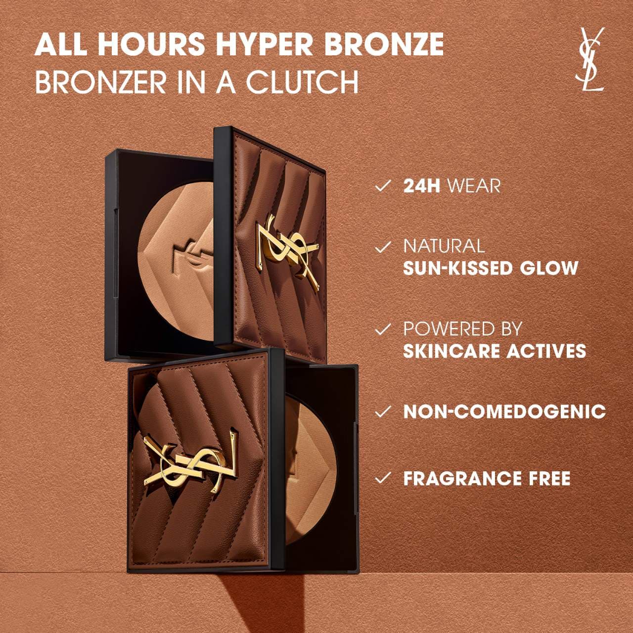 Yves Saint Laurent All Hours 24H Hyper Sunkissed Glow Bronzer Powder 4