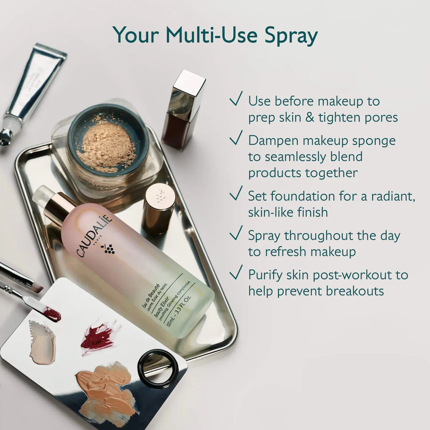 Caudalie  Mini Hydrate & Glow Duo for Soothing & Toning 3