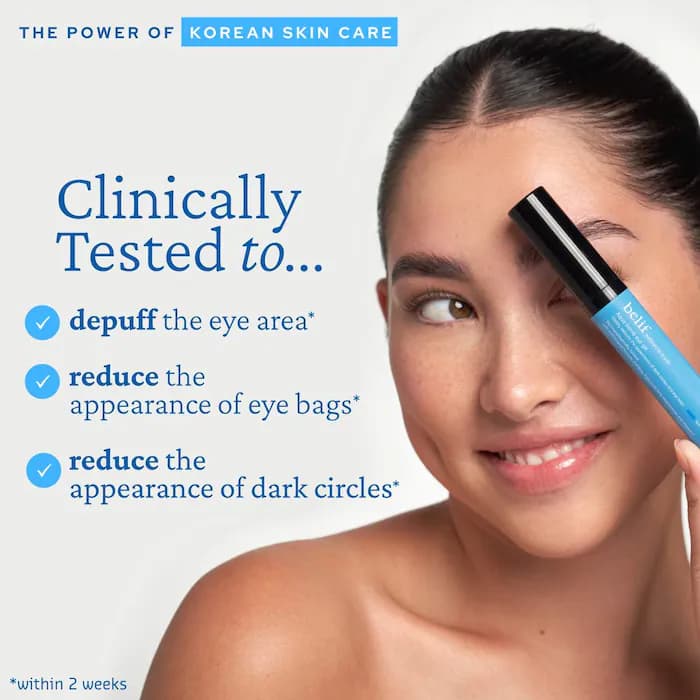 belif  Aqua Bomb Depuffing Eye Gel with Caffeine + Hyaluronic Acid 3