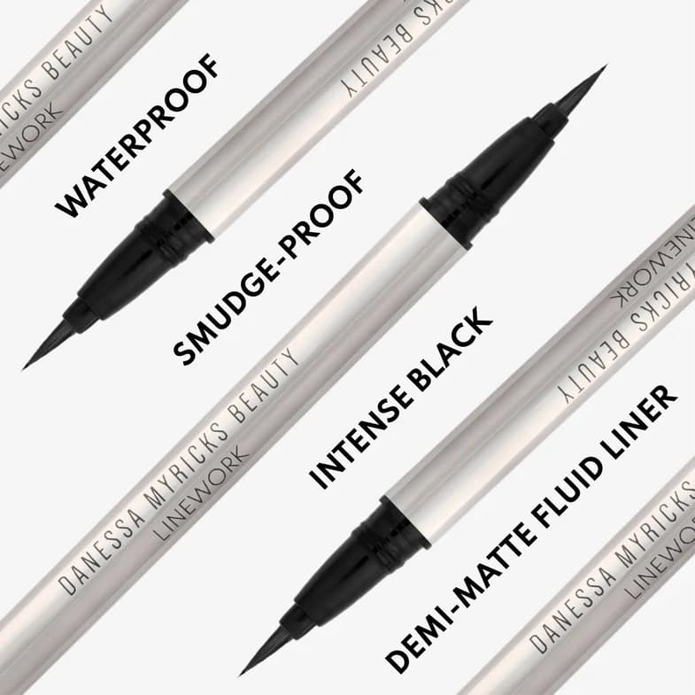Danessa Myricks Beauty  Linework Paintbrush Fluid Liquid Eyeliner 3